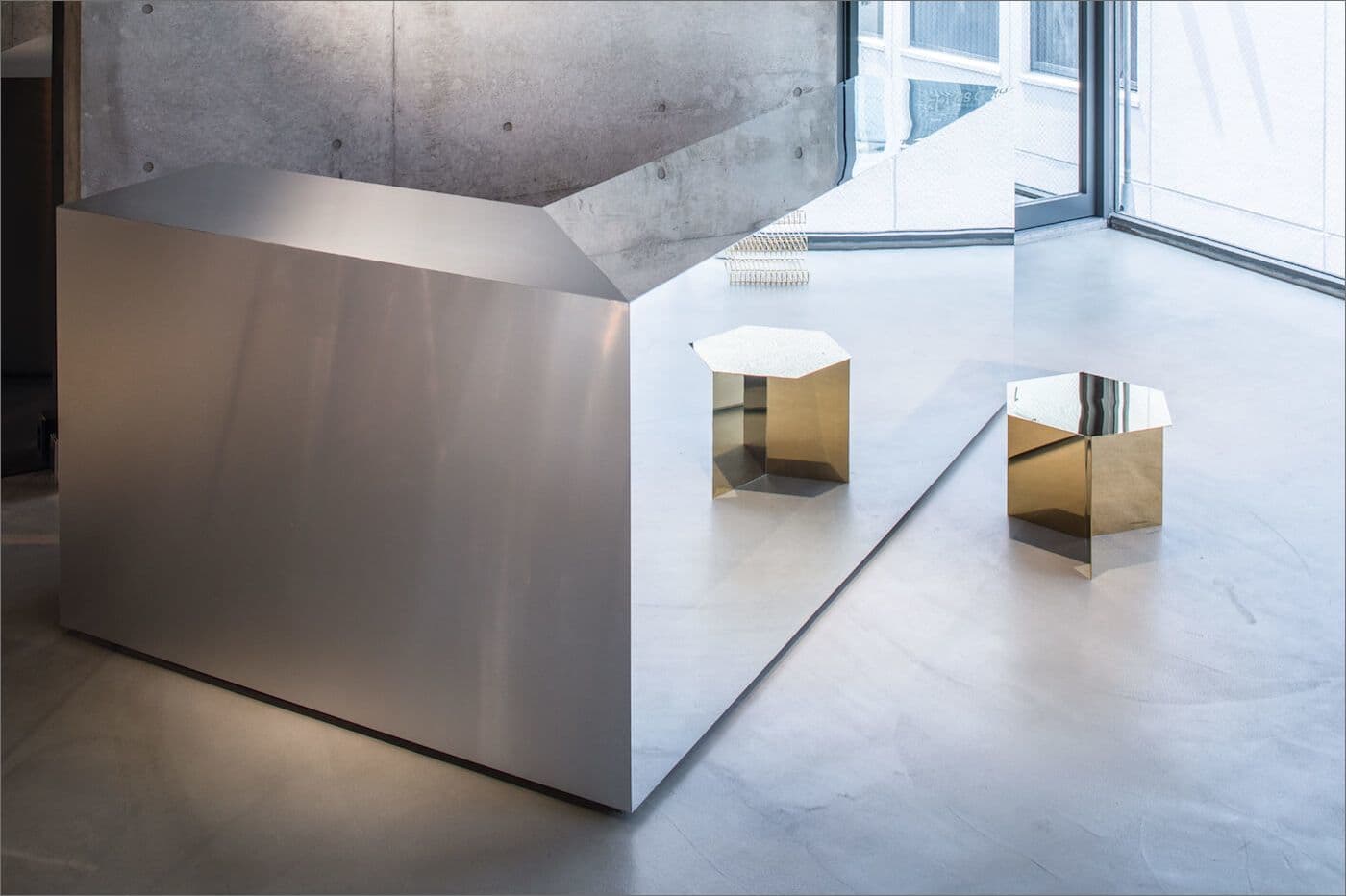 什器用アルミ鏡面板①