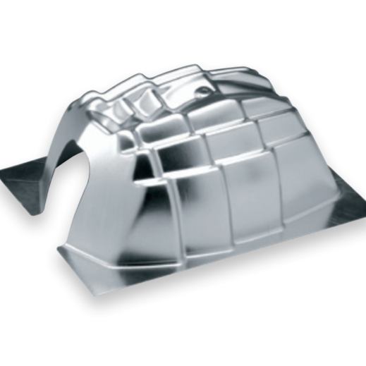 ソフトアルミ反射板加工１